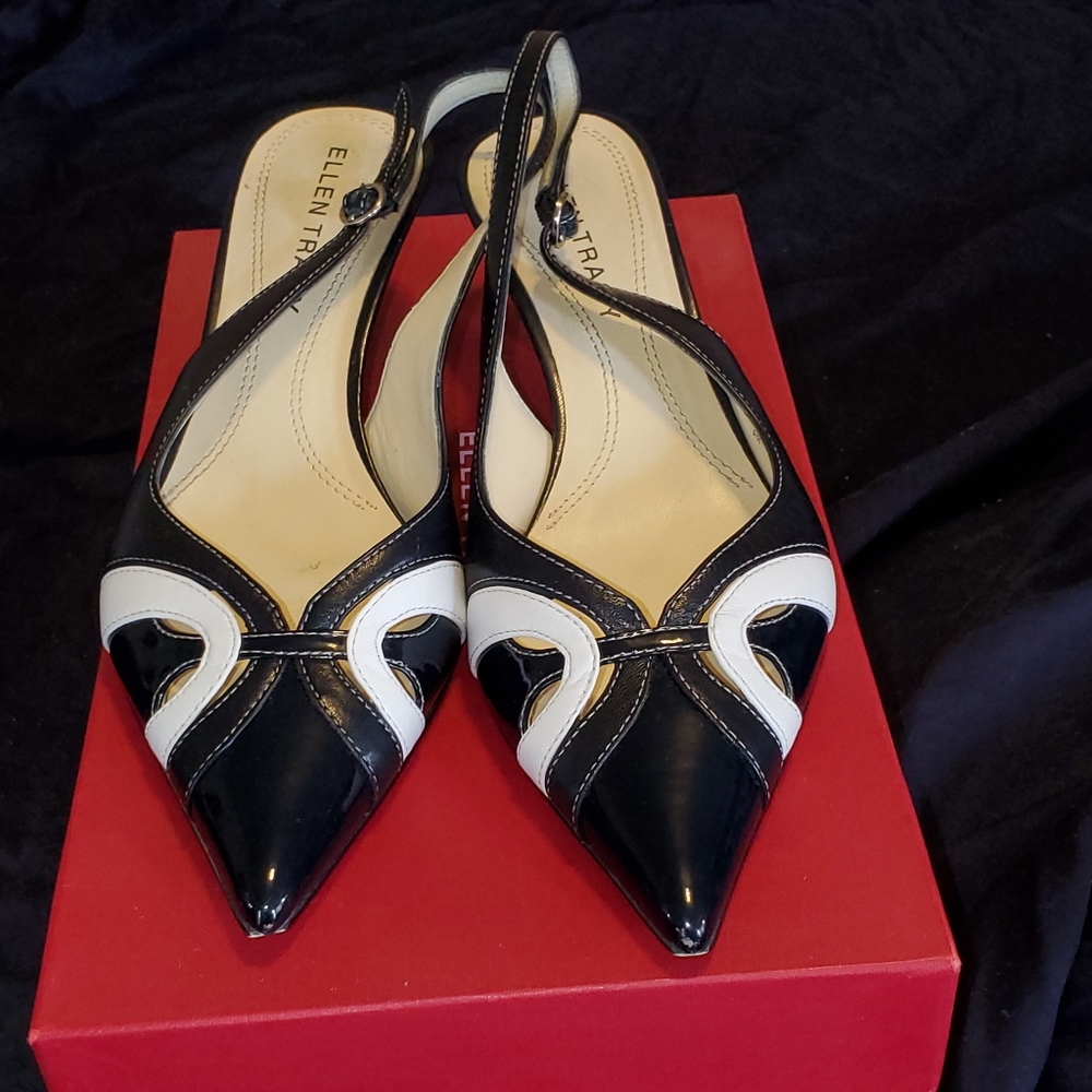 Ellen Tracy Sling Back Shoes